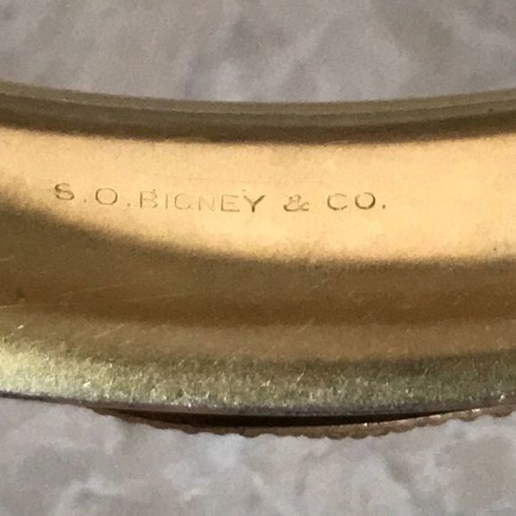 S.O. BIGNEY & CO. Gold plated‎ bracelet​​​​ - Picture 4 of 8